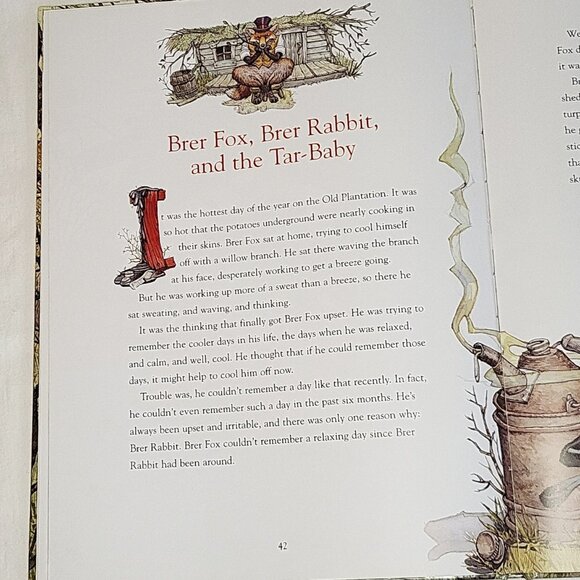 Classic Tales Of Brer Rabbit Don Daily Joel Harris HC DJ Book w Poster Ex Cond - Picture 9 of 15